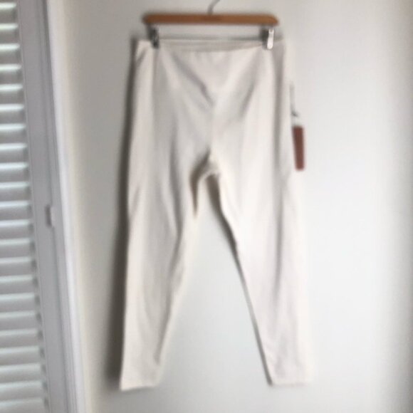 Girlfriend Collective Size XXL Ivory High Rise Compressive Leggings - Picture 2 of 8
